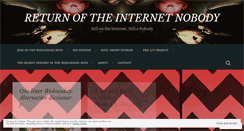 Desktop Screenshot of diaryofaninternetnobody.com
